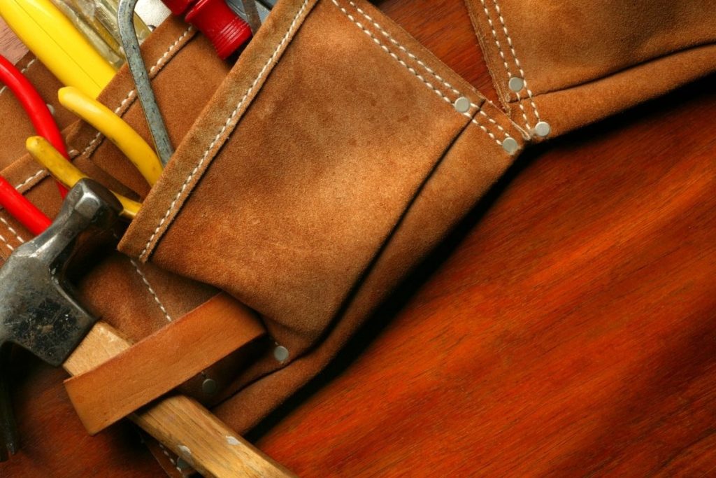 Professional handyman from Best Bay Services on job site in Tampa Bay area